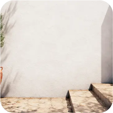 Muro exterior con placa de yeso especial para exteriores expuesta al sol – Gyptech
