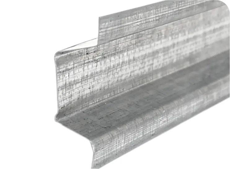 Perfil metálico galvanizado para estructura de tumbado en construcción liviana – Gyptech