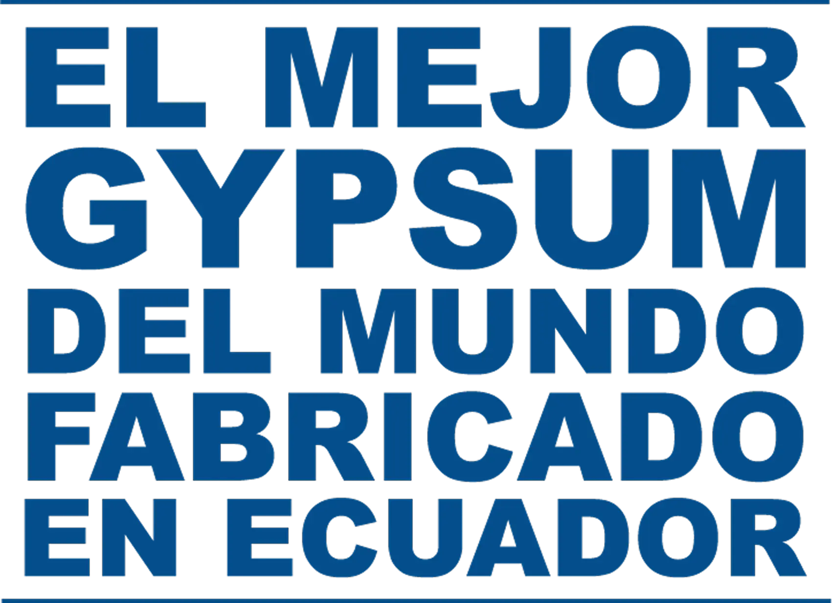 Mejor Gypsum del mundo fabricado en Ecuador - Gyptech
