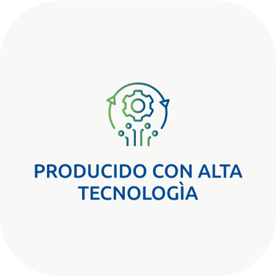 Ícono de engranaje que representa producción con alta tecnología Gyptech